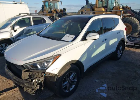 2018 Hyundai Santa Fe Sport 2.4L from USA, damaged, VIN 5XYZU3LB1JG543864